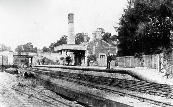 Camerton Station, Somerset, c.1900