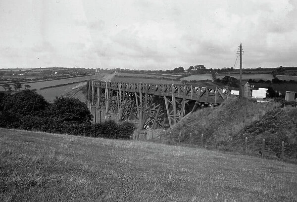 Carnon Viaduct nr Perranwell, c1933