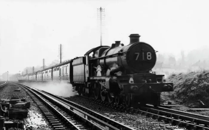 Framed Print : Castle Class Locomotive No. 5040, Stokesay Castle, April 1959