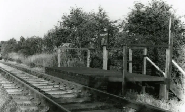 Framed Print : Churchs Hill Halt, Gloucestershire, c. 1960 Framed Print : Churchs Hill Halt, Gloucestershire, c. 1960
