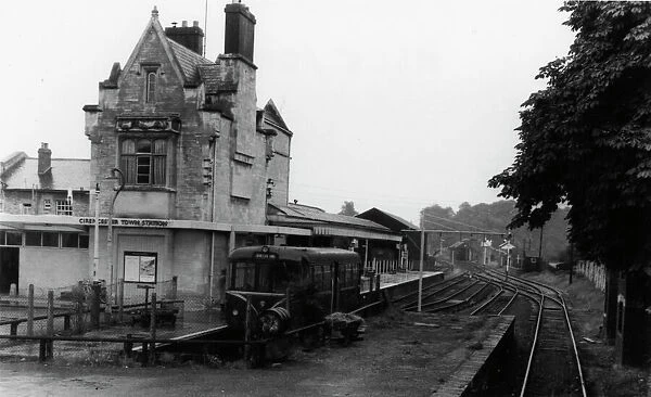 Cirencester Town Station, Gloucestershire, c. 1960