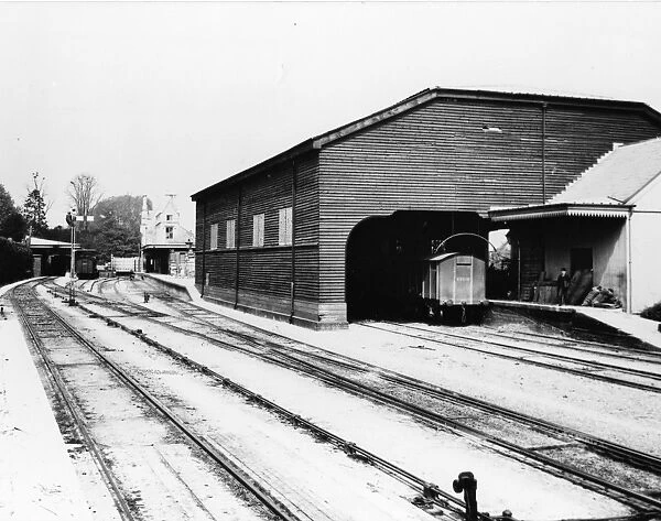 Cirencester Town Station and Goods Shed, Gloucestershire, c.1930s