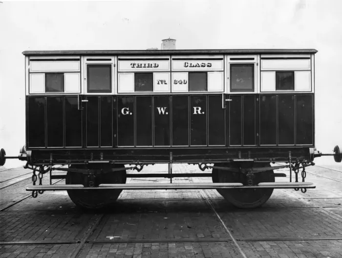 Framed Print : Third Class Carriages, C30e 001 Framed Print : Third Class Carriages, C30e 001