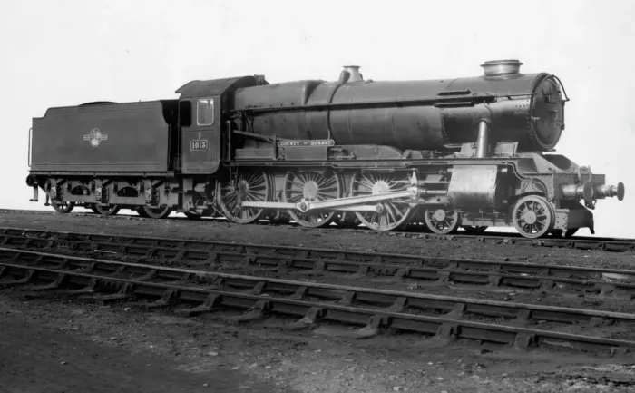 Framed Print : County Class locomotive no. 1013, County of Dorset, 1959