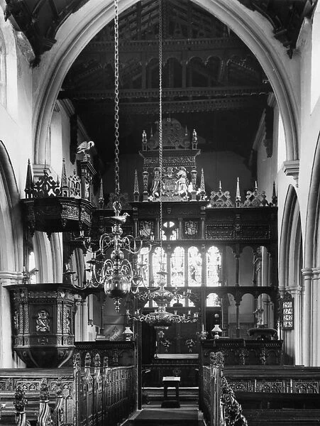 Crowcombe Church (interior), Somerset