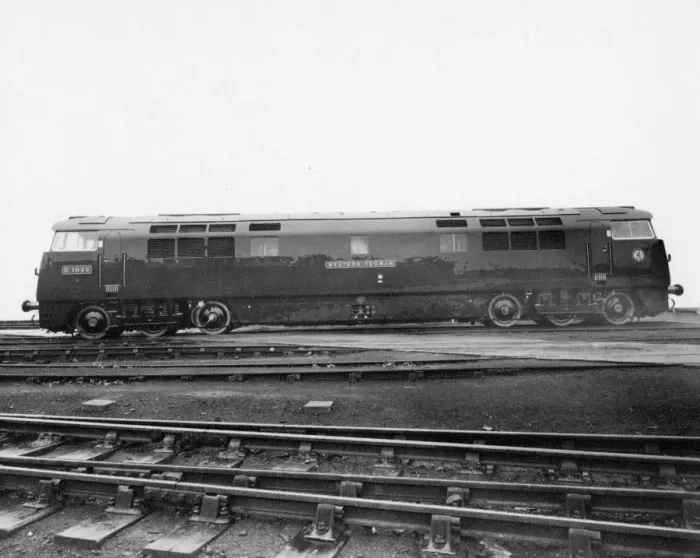 Framed Print : No D1035 Western Yeoman - Western Class Diesel Hydraulic Locomotive