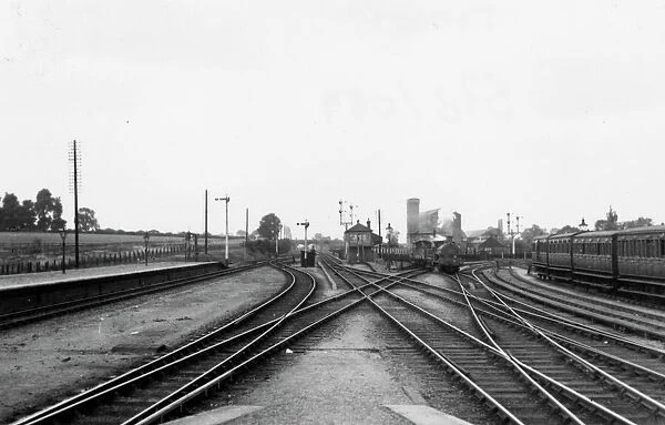 Didcot Station and Signal Box, Oxfordshire, c. 1910