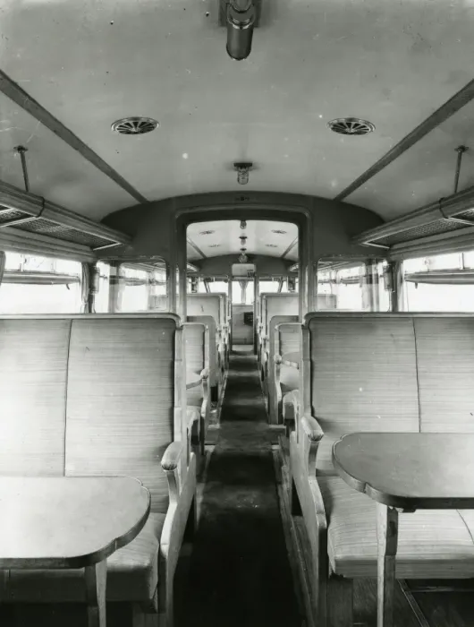 Framed Print : Diesel Railcar No. 2 - interior view Framed Print : Diesel Railcar No. 2 - interior view