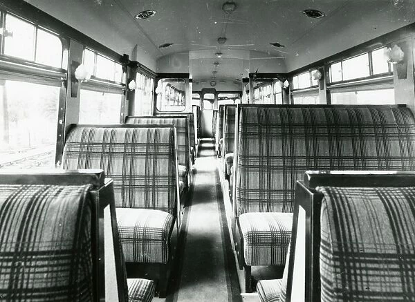 Diesel Railcar No. 5 - interior view