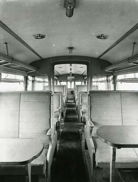 Diesel Railcar No.2 - interior view