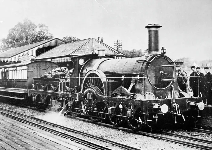 Framed Print : Dragon 4-2-2 Locomotive Framed Print : Dragon 4-2-2 Locomotive