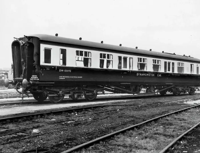 Framed Print : Dynamometer Car, No. DW150192, May 1961