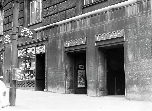Entrance to Mersey Railway, Water Street, Liverpool