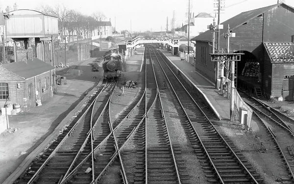 Evesham Station, Worcestershire, c.1960