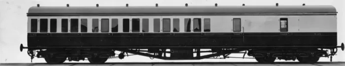 Framed Print : External view of non corridor brake third van no. W416 Framed Print : External view of non corridor brake third van no. W416