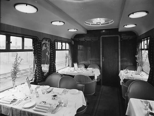 First Class Saloon, Restaurant Car, 1938