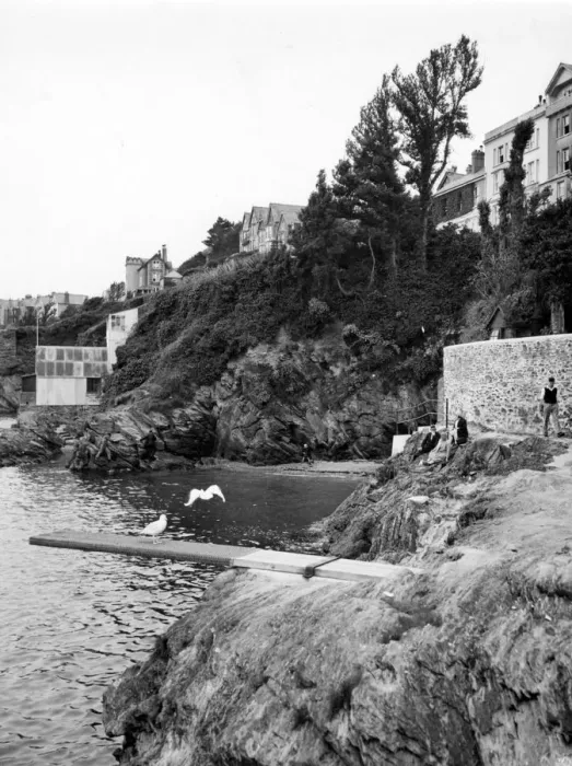 Framed Print : Fowey, Cornwall, c. 1930s Framed Print : Fowey, Cornwall, c. 1930s
