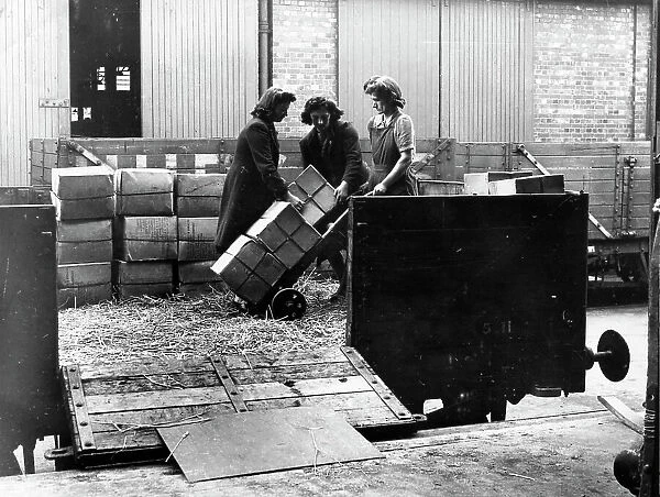 Goods Yard, Cardiff Docks, 1943