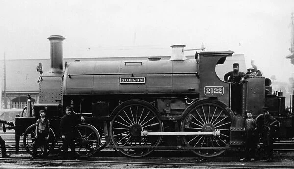 Gorgon No. 2122. Ex South Devon Railway 4-4-0 Broad Gauge locomotive built 1866