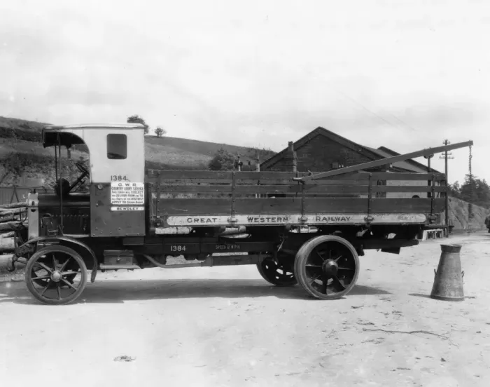 Framed Print : GWR 4 Ton Thornycroft Lorry, 1929 Framed Print : GWR 4 Ton Thornycroft Lorry, 1929