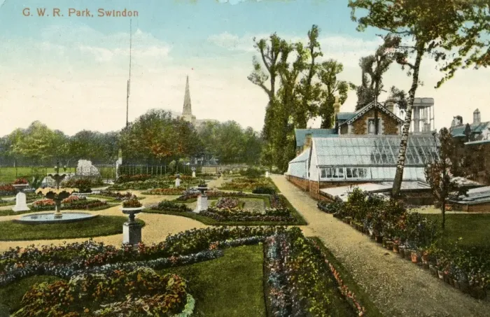 Framed Print : GWR Park, Faringdon Road, c. 1890s