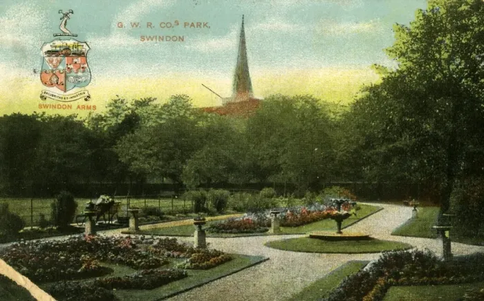 Framed Print : GWR Park, Faringdon Road, c. 1900