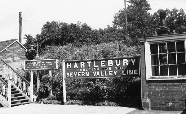 Hartlebury Station Sign