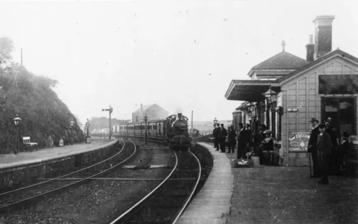 Framed Print : Horrabridge Station, Devon, c. 1900