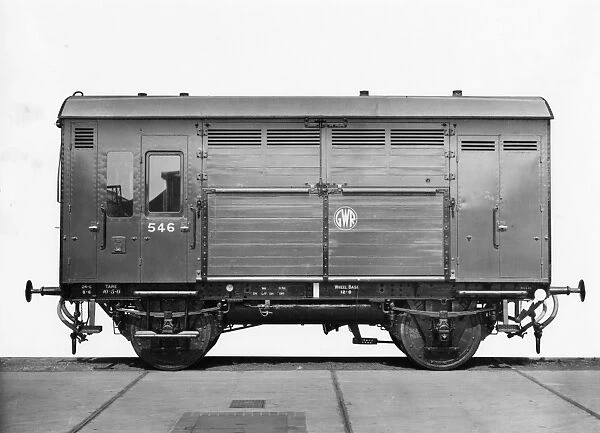 Horse Box No. 546. Built to diagram N16 in 1937