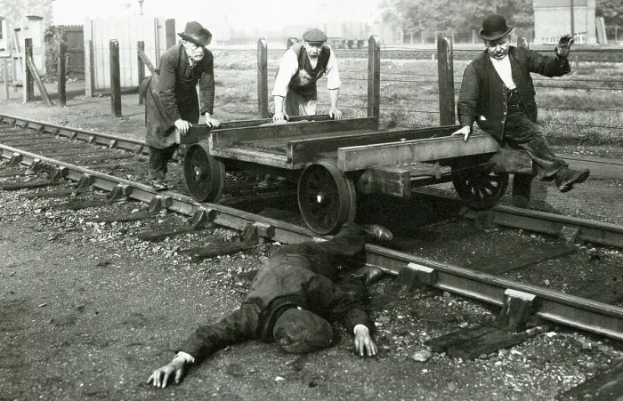 Framed Print : Image from the Safety Movement Campaign, about 1913