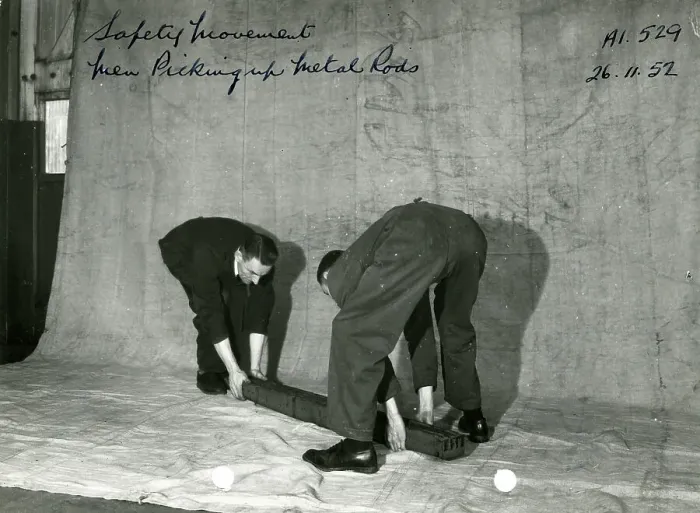 Framed Print : Image from the Safety Movement Campaign, 1952