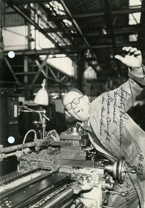 Framed Print : Image from the Safety Movement Campaign, 1952