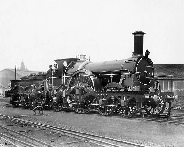Inkermann, c1880s. 4-2-2, Rover class locomotive, Built 1878 and withdrawn 1892