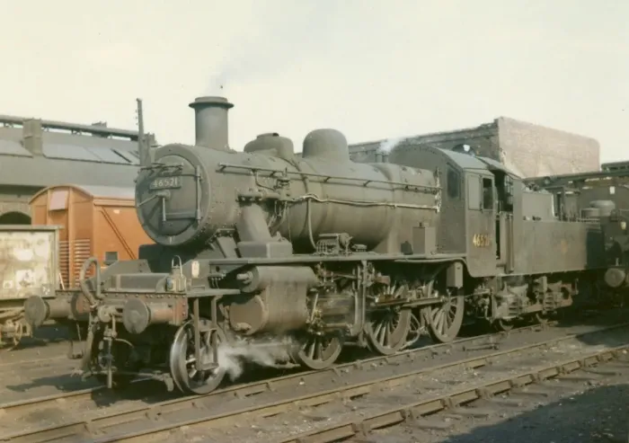 Framed Print : Ivatt 2MT class, 2-6-0, No. 46521 c. 1960s Framed Print : Ivatt 2MT class, 2-6-0, No. 46521 c. 1960s
