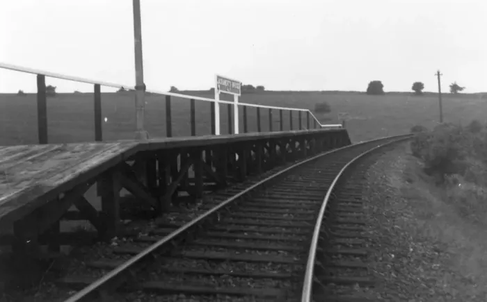 Framed Print : Jackaments Bridge Halt, Gloucestershire, c. 1940s