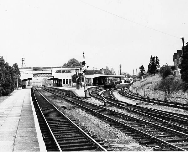 Kemble Station looking towards Stroud, c.1960s
