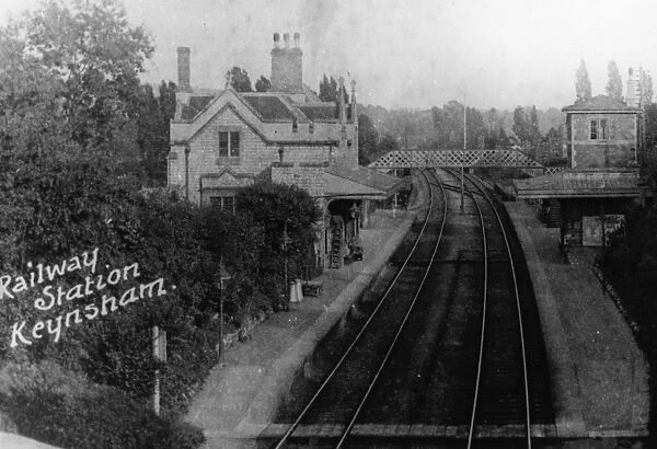 Keynsham Station, Somerset, c.1900