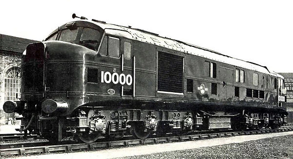 LMS locomotive No. 10000 in British Rail livery in about 1950