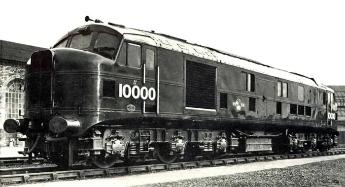 Framed Print : LMS locomotive No. 10000 in British Rail livery in about 1950