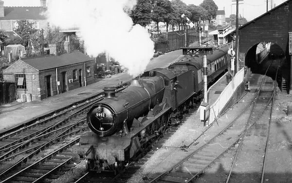 Loco No. 5952 at Evesham Station, Worcestershire, c.1960