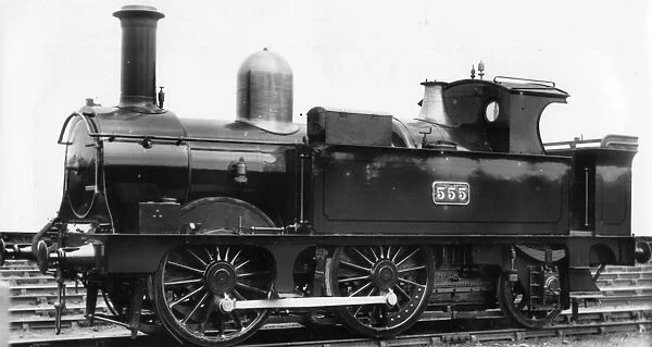 Locomotive No. 555. 0-4-2T, 517 class locomotive. Built 1869, withdrawn 1930
