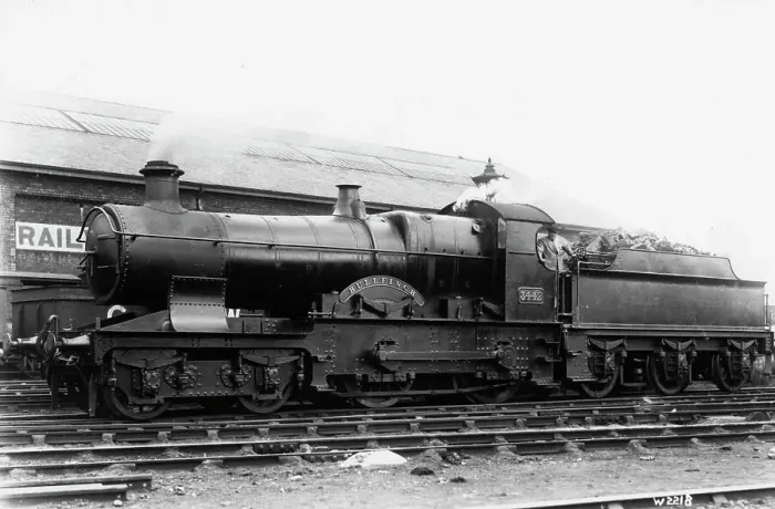 Framed Print : Locomotive No.3442, Bullfinch Framed Print : Locomotive No.3442, Bullfinch