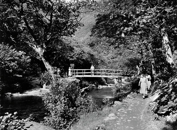 The Lyn Valley near Watersmeet, 1934