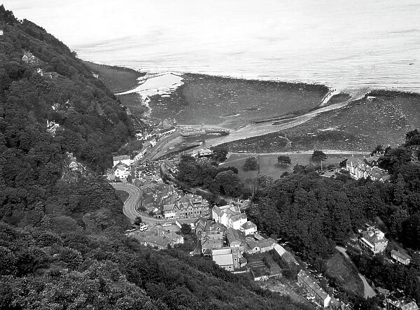 Lynmouth in Devon, August 1950
