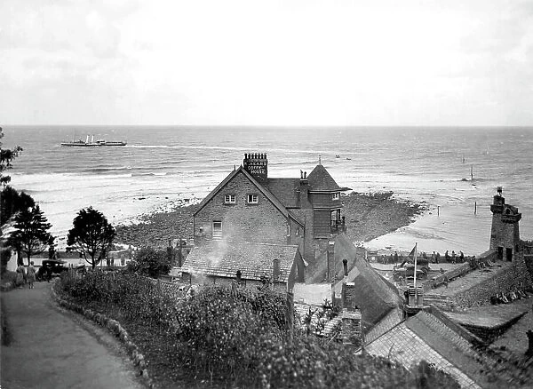 Lynmouth from The Hillside, Devon, August 1929