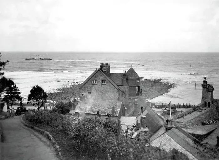 Framed Print : Lynmouth from The Hillside, Devon, August 1929