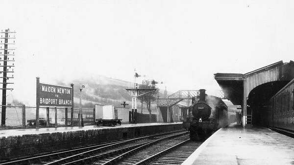 Maiden Newton Station, Dorset, 1956