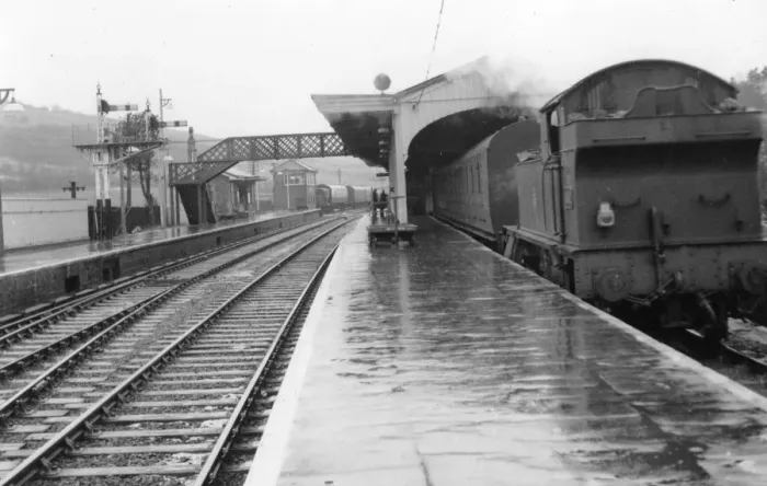 Framed Print : Maiden Newton Station, Dorset, c. 1950s