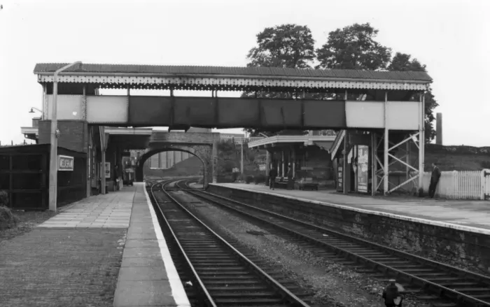 Framed Print : Melksham Station, c. 1960 Framed Print : Melksham Station, c. 1960