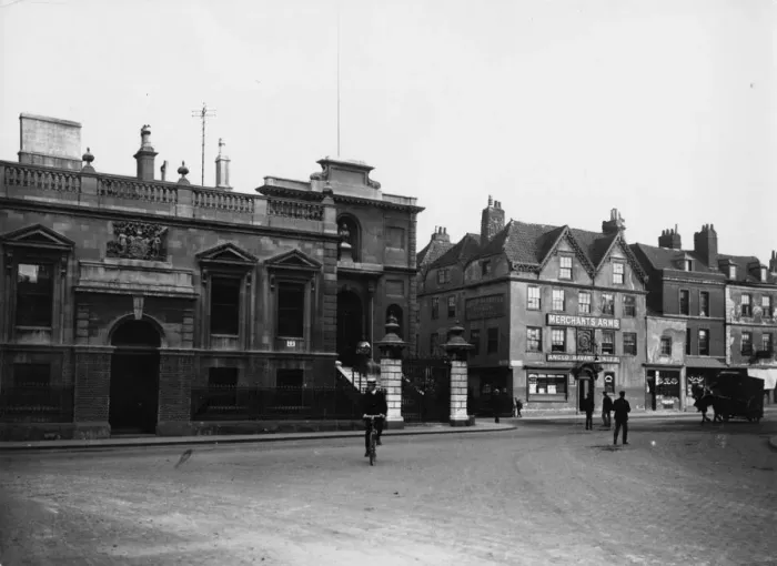 Framed Print : Merchant Venturers Hall, Bristol, c. 1920s